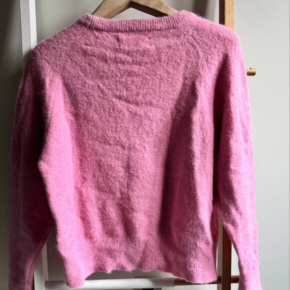 Samsoe Samsoe Anour Crewneck Alpaca Sweater Orchid Smoke Pink Size L - Picture 6 of 6